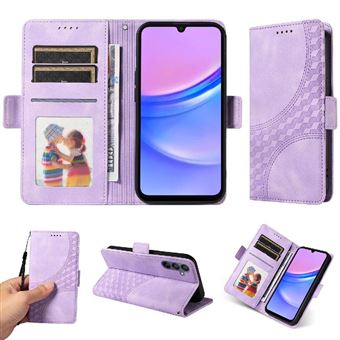 Capa FLOODKING para Samsung Galaxy A16 | Design Acolchoado | Couro PU Premium | Roxo - 1