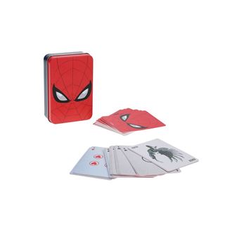 Baralho de cartas Paladone Homem-Aranha Marvel com caixa de metal - 1