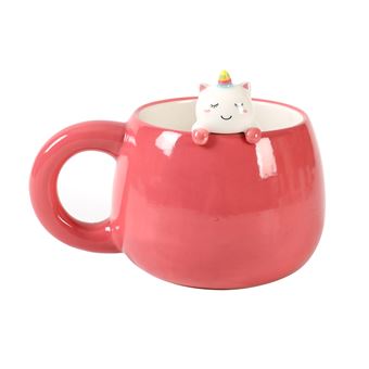 Caneca de Cerâmica Charm I-Total Xl2565 Unicórnio Rosa | 450 ml - 1