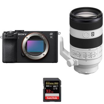 Sony A7C II Preto + FE 70-200mm f/4 Macro G OSS II + 1 SanDisk 32GB Extreme PRO UHS-II SDXC 300 MB/s + PDF MCZ DIRECT - 1