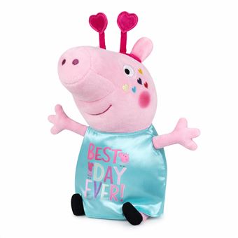 Peluche Pequeno Peppa Mini Hearts Peppa Pig - Hasbro 760021041 | 20cm - 1