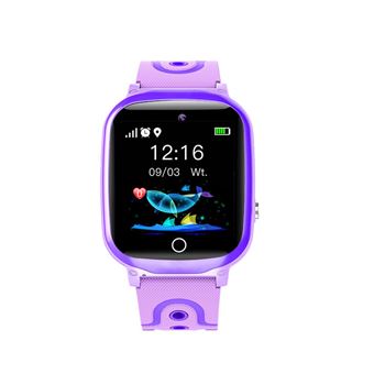 Smartwatch Infantil Arzopa®Q13 com Câmara | GPS | SOS - Roxo - 1