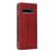 Capa PU e TPU Magunivers com Suporte e Cordão Vermelho para Samsung Galaxy S10_3