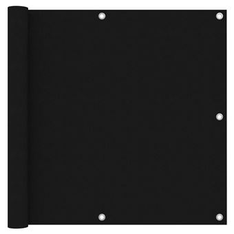 Tela de Varanda vidaXL 90x500 cm tecido Oxford preto - 1