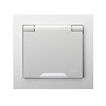 Tomada Ospel GPH-1WZ/00/w | Branco - 1