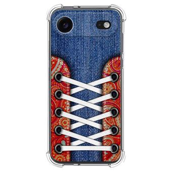 Capa Tumundosmartphone de Silicone à Prova de Choque para iPhone 17 Air (6,5) | Design de tênis 11 desenhos - 1