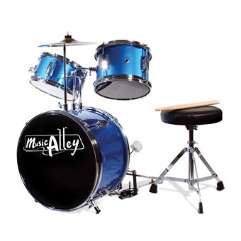 Conjunto de Bateria Acústica RockJam Music Alley DBJK02 | Azul - 1