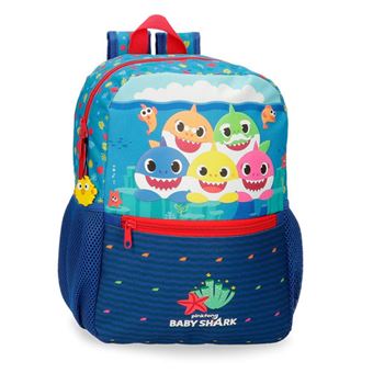 Mochila Escolar Baby Shark Happy Famyli | 32 cm - 1