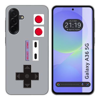 Capa TUMUNDOSMARTPHONE de Silicone para Samsung Galaxy A36 5G Console Design Desenhos - 1