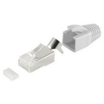 conector shiverpeaks BS72067-10GR  RJ-45 Cinzento, Metálico - 1