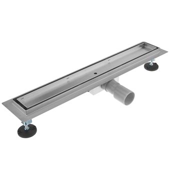 Calha de Duche PrimeMatik | 70 x 7 cm | Aço Inoxidável para Ladrilhos - 1