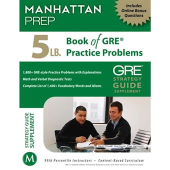 5 LB. Book of GRE Practice Problems - Paperback - 2013 - 1