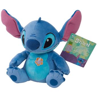 Peluche Just Play Sitting Disney Stitch com Sons e Cheiro | 15cm - 1