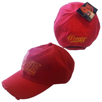 Baseball Cap Rock Off David Bowie | Flash Logo - Vermelho - 1