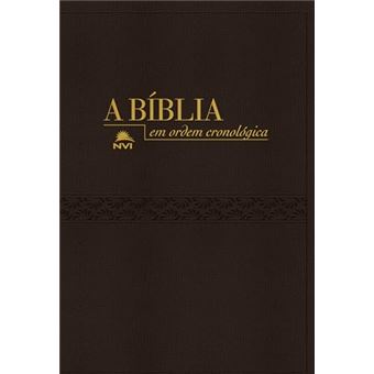 Bíblia Nvi Em Ordem Cronológica - Capa Luxo Preta - 1