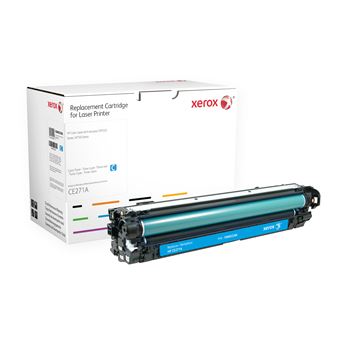 Toner Xerox Cartucho de toner ciano. Equivalente a HP CE271A. Compatível com HP Colour LaserJet CP5525 | Preto - 1