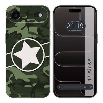Capa Tumundosmartphone de silicone para iPhone 17 Air (6.5) | Design camuflado 01 Desenhos - 1