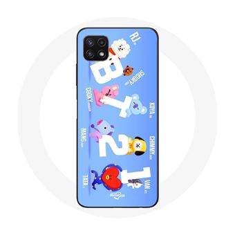 Capa Maniacase para Samsung Galaxy A22 5G Bts Bangtan Sonyeondan Bt21 Van Tata Chimmy Cooky Rj Koya Shooky emang - 1