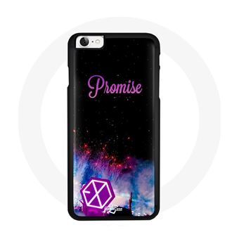 Capa Maniacase para Iphone 6 Exo Groupe K-Pop Logotipo Música Promise - 1