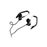 Auriculares Stereo Forever com Fios Preto Desportivo_0