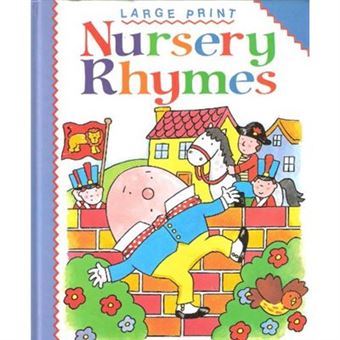 Large Print Nursery Rhymes - [Livre en VO] - 1