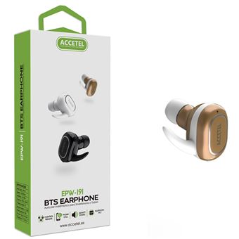 Auricular Wireless Accetel EPW-191 com Microfone - Rosa Dourado - 1