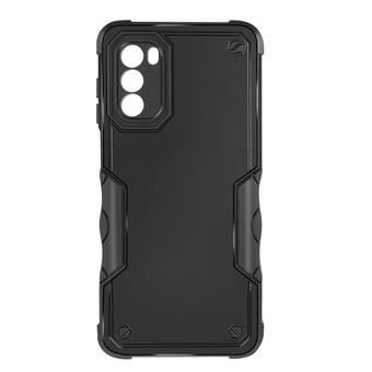 Capa Avizar Para Motorola Moto G52 E G82 Hybrid Com Cantos Reforçados Antiderrapantes Preto - 1