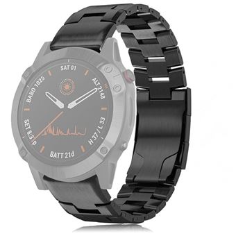 Pulseira de Metal pulseira de Titânio Preta fácil de ajustar Magunivers para Garmin Fenix 6/Fenix 5/Forerunner 935/Forerunner 945 - 1