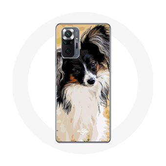 Capa Maniacase para Xiaomiredmi Note 10 Pro Spaniel Japonês Preto E Branco Raça de Cãos - 1