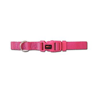 Coleira para Cão Nayeco Basic Nylon 10 mm x 20-30 cm Magenta - 1