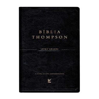 Biblia Thompson Aec Letra Grande - Cp Luxo Preta P - 1