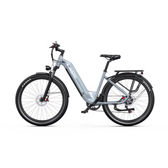 Bicicleta Elétrica Urbana OneSport OT05 | 27,5" | 250W | 36V 18,2Ah | 25km/H | Aplicação | Cinzento - 1