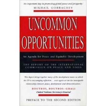 Uncommon Opportunities - Agenda for Peace and Equitable Development - Paperback - 1994 - 1