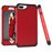 Capa TPU híbrido vermelho preto para Apple iPhone 8 Plus/7 Plus/6s Plus/6 Plus_0
