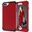 Capa TPU híbrido vermelho preto para Apple iPhone 8 Plus/7 Plus/6s Plus/6 Plus_2