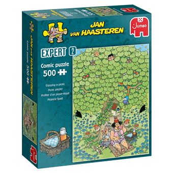 Puzzle Jumbo Jan van Haasteren No License Jan Van Haasteren - Expert 2 Enjoying A Picnic (500 Peças) | 500 Peças - 1