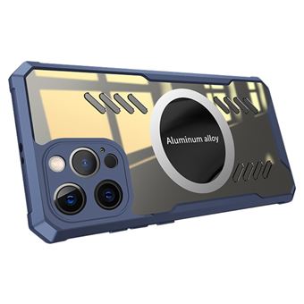 Capa de Silicone dissipação de calor funciona resfriamento de jogos Magunivers para iPhone 14 Pro Max - azul - 1