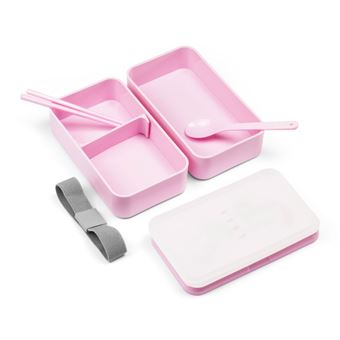 Conjunto de Lancheira Thumbs Up Bento Box | Rosa - 1