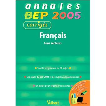 Annales Cap Bep Français Tous Secteurs - 1