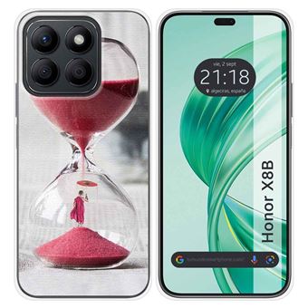 Capa de silicone TUMUNDOSMARTPHONE para Honor X8b | desenhos de relógio - 1