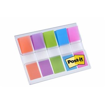 Bandeira Autocolante Post-It 7100102672 | Azul, Verde, Laranja, Rosa, Roxo, Amarelo - 1