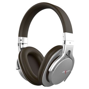 Auscultadores Bluetooth Magunivers Zelote B5 Hi-Fi Apoio TF Cartão Prateado