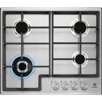 Placa a Gás Electrolux EGS64362X | 59.5 cm | 4 Zonas | Aço inoxidável - 1