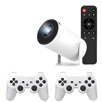 Projetor Portátil Inteligente SZSMART HY300 MAX | Android | Alta Definição | Rotação Completa | Inicialização Rápida | Branco - 1