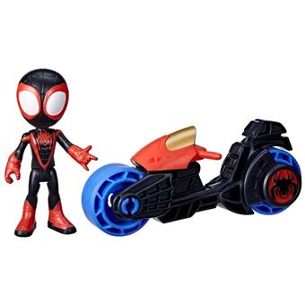 Miles Morales + Mota Spidey And His Amazing Friends Marvel Hasbro - 1