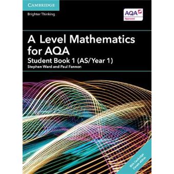 A Level Mathematics For Aqa Student Book 1 Asyear 1 With Cambridge Elevate Edition 2 Years Asa Level Mathematics For Aqa - 1