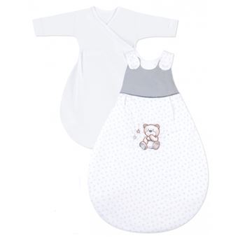 Julius Zöllner 9122414240 68/74 saco manta para bebé Azul, Branco Menino/Menina