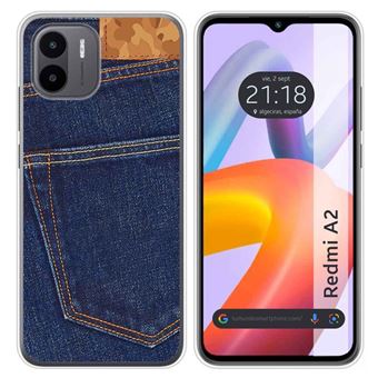 Capa Tumundosmartphone de silicone para Xiaomi Redmi A2 desenhos de cowboy do design - 1