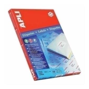 APLI Labels Round corners 99.1 x 67.7mm - 1