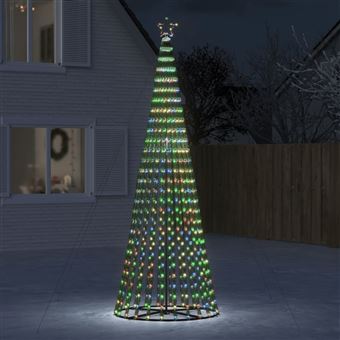Iluminação para Árvore de Natal em Cone | 688 Luzes LED | 300 cm | Colorido - 1